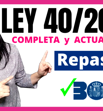 estudiando la ley 40/2015