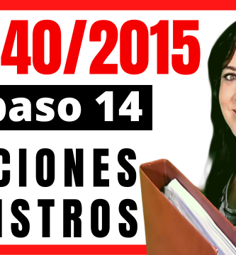 ley 40/2015 opositora administrativo