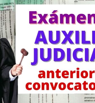 examenes auxilio judicial de convocatorias anteriores