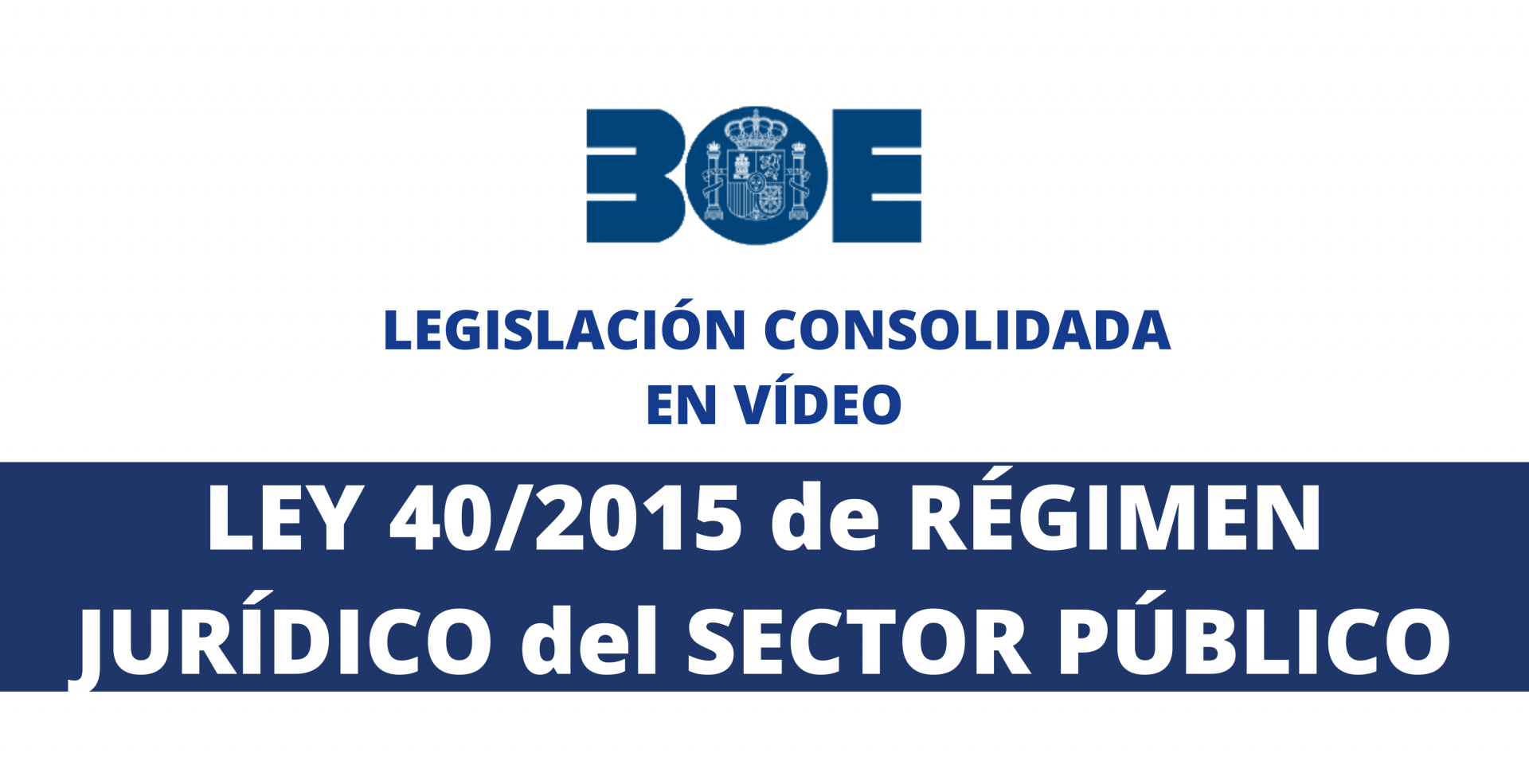 indice ley 40/2015 boe