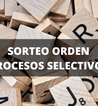sorteo orden pruebas selectivas