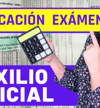 como calcular la nota de examen de auxilio judicial