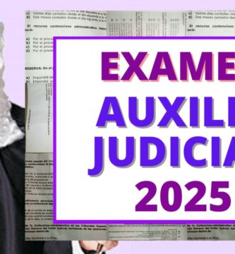 respuestas examen auxilio judicial 2025