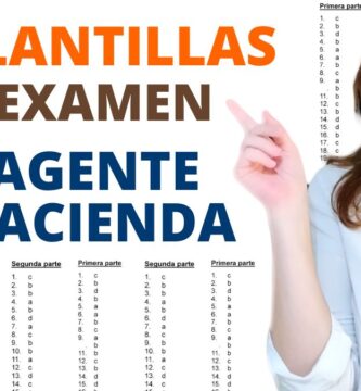 plantilla agente de hacienda respuestas examen