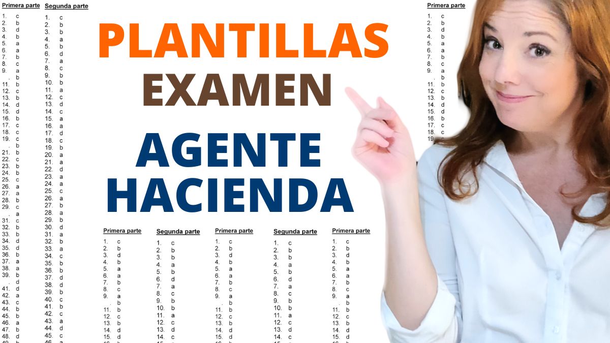 plantilla agente de hacienda respuestas examen