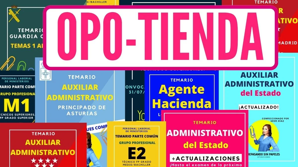 donde comprar temarios de oposiciones en pdf