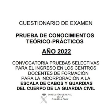 examen guardia civil 2022 pdf