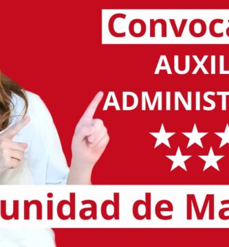 opositar a auxiliar administrativo comunidad de madrid
