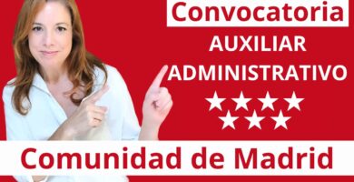 opositar a auxiliar administrativo comunidad de madrid