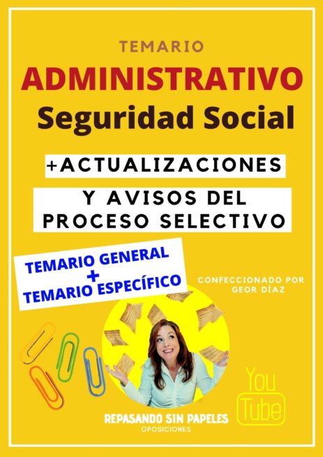 temario administrativo seguridad social 2026