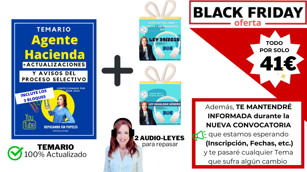 Temarios Oposiciones Oferta BlackFriday