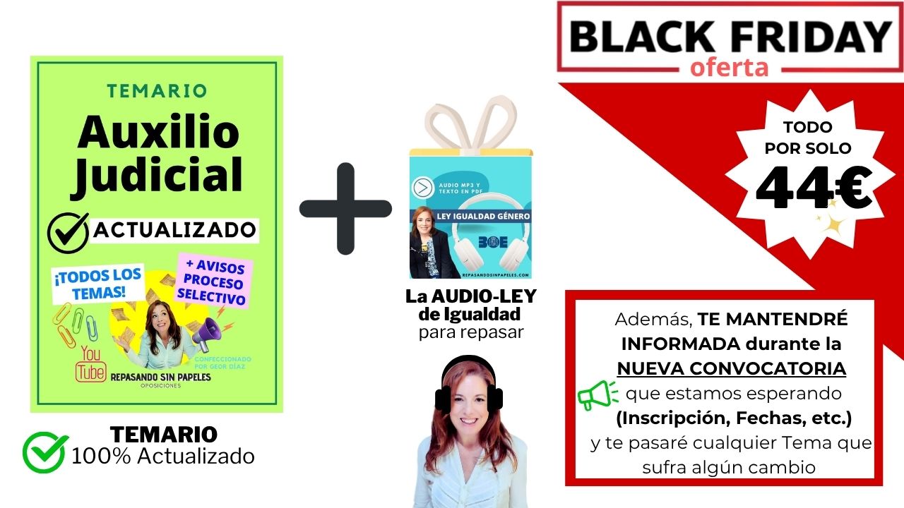 Temarios Oposiciones Oferta BlackFriday