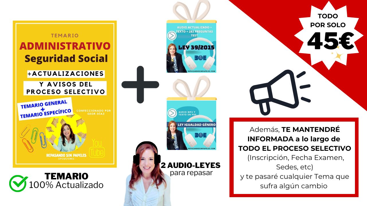 oferta temario administrativo del estado navidad